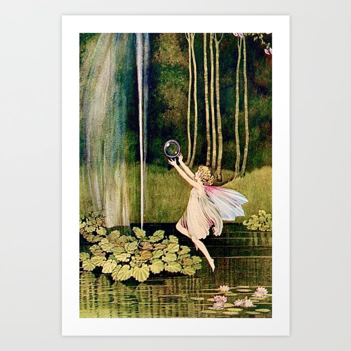 The Bubble Fairy” by Ida Rentoul Outhwaite 1920 Art Print by