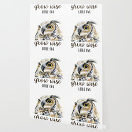 Owl Watercolor Wallpaper For Any Decor Style Society6