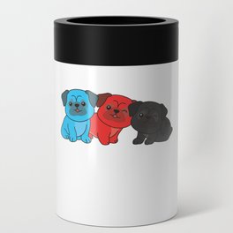 Polyamory Flag Pug Pride Lgbtq Cute Dogs Can Cooler