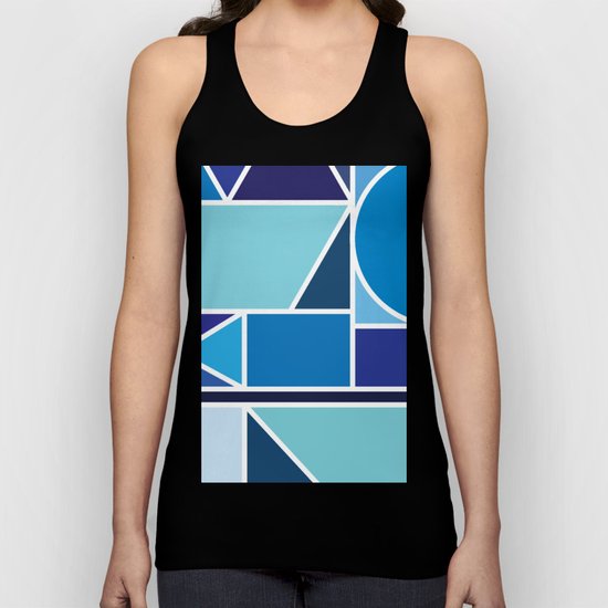 Kaku Blue Unisex Tank Top