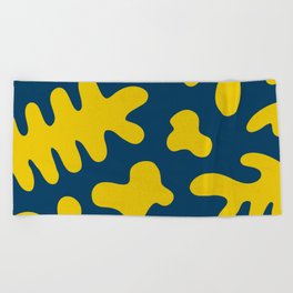 Abstract minimal shape pattern 13 Beach Towel