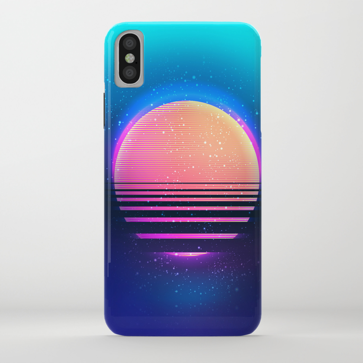 Retro Vintage 80s Or 90s Geometric Style Abstract Art Iphone Case
