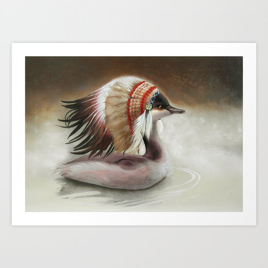 Little Duck. Art Print