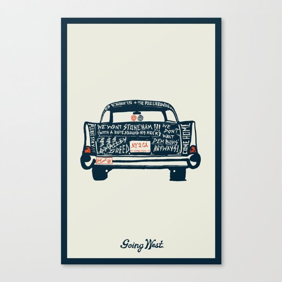 Going West Canvas Print