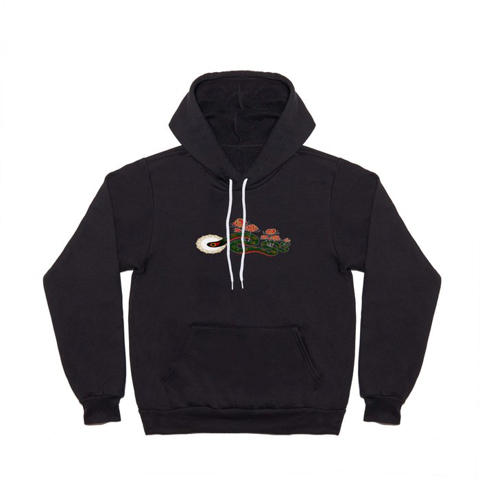 Snake and flowers Hoody