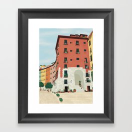 Madrid Arco De Cuchilleros Framed Art Print