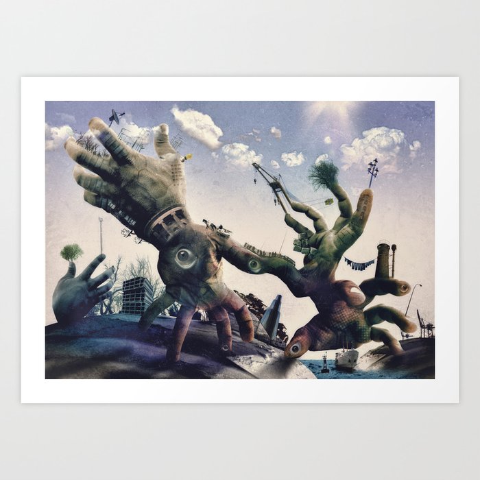 TOWN Art Print