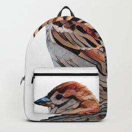Sparrow Backpack | Homedecor, Birdwatchers, Mostpopular, Interiordesign, Birdlovers, Sparrowlovers, Gifts, Birdlife, Digital, Loftdecor 