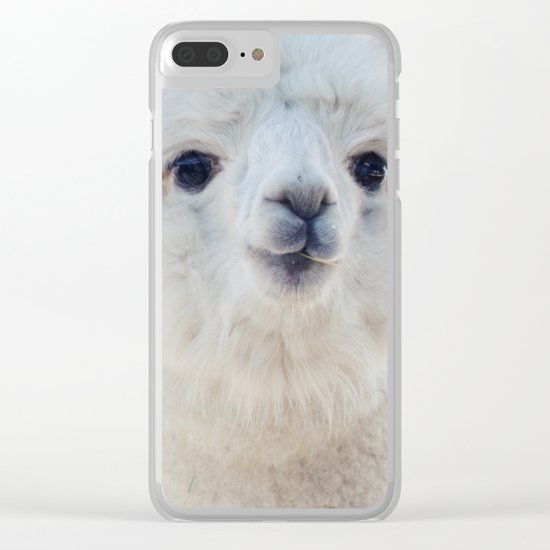 NEVER STOP EXPLORING - HAPPY FAMILY - ALPACA & LLAMA Clear iPhone Case
