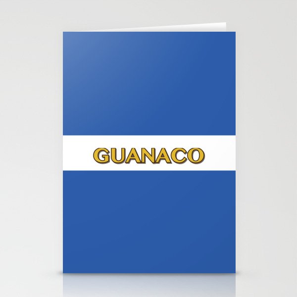 Guanaco - El Salvador Flag Stationery Cards