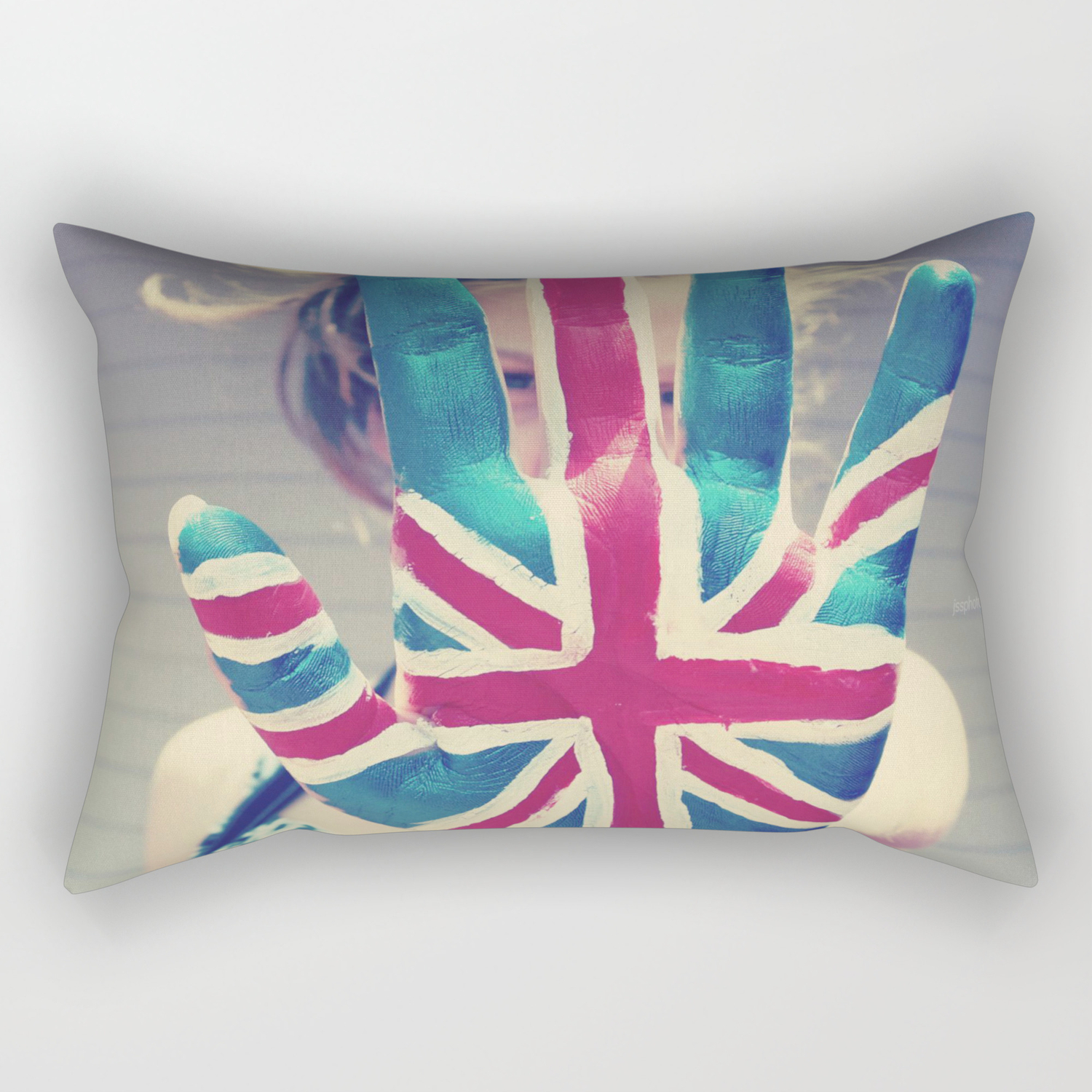 British Flag Love Rectangular Pillow By Jssphotography Society6