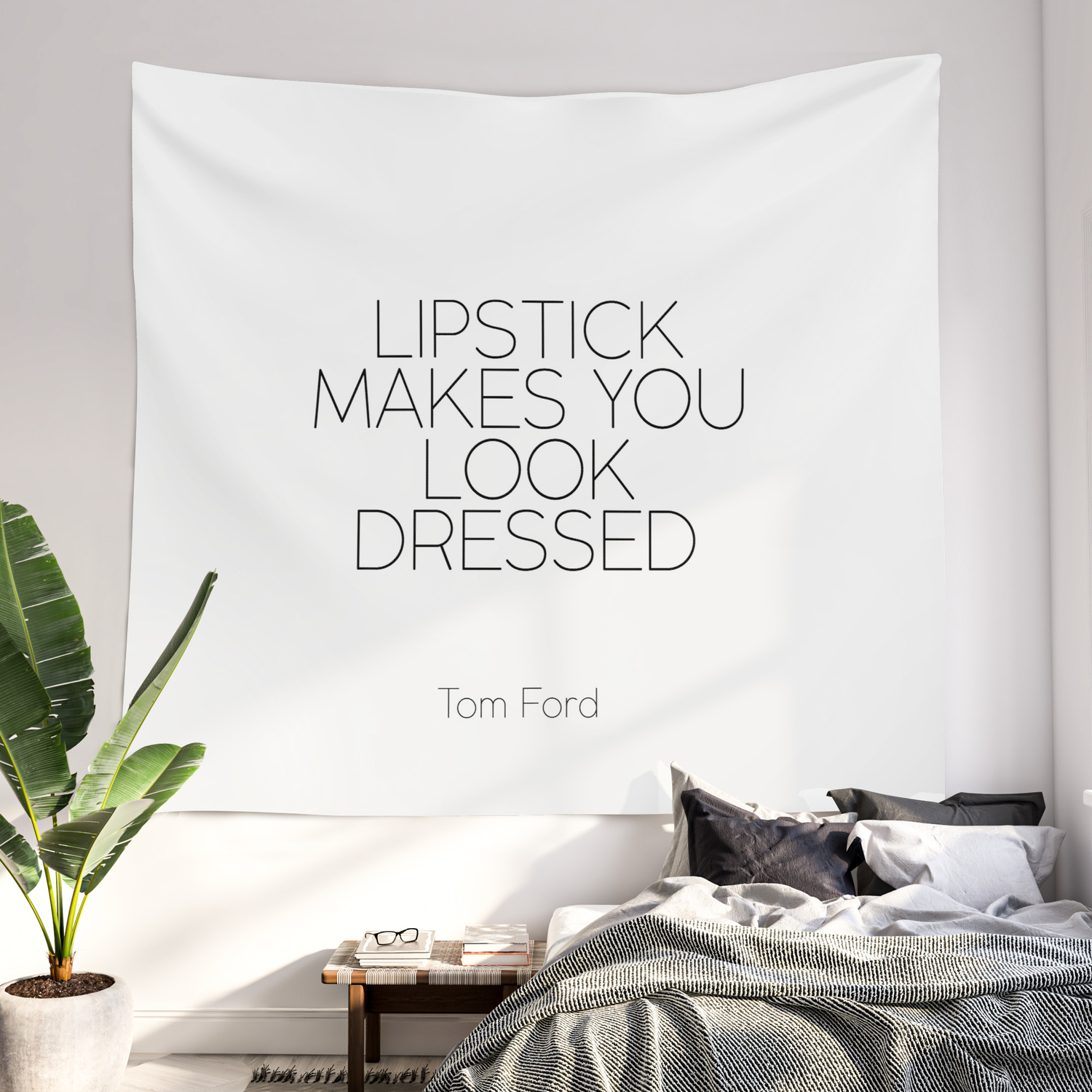 Bedroom Wall Decor Fashion Art Print Tom Ford Fashion Print Fashion Wall  Art TOM FORD QUOTE Wall Tapestry by MichelTypography | Society6