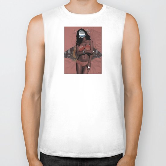 Fleisches Lust 6 - meat Collage Biker Tank