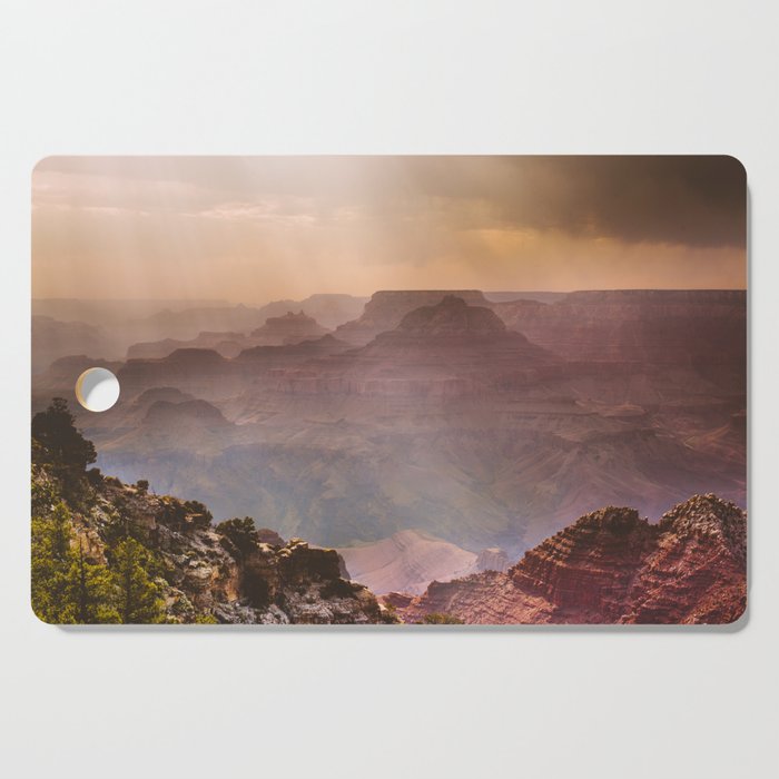 Grand Canyon Rainfall - South Rim Cutting Board