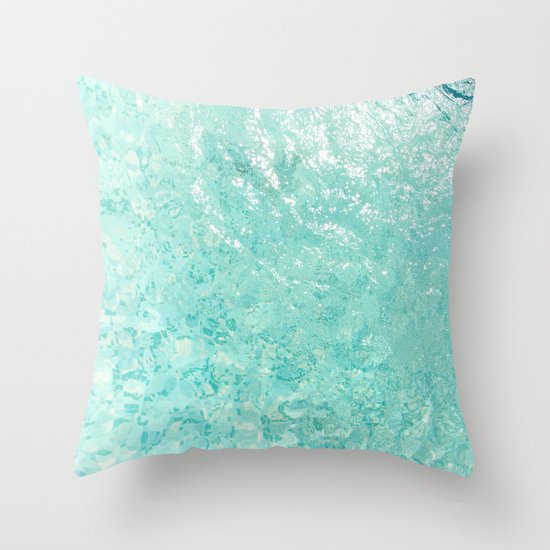 Pool Floor Throw Pillow