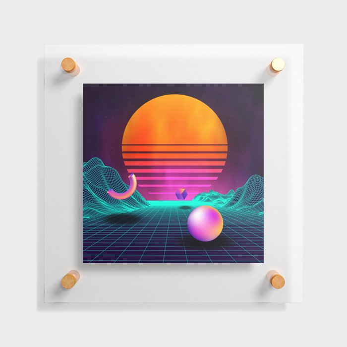 Neon sunrise #2 Floating Acrylic Print