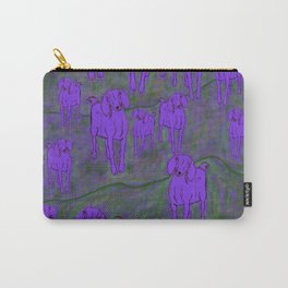 Purple Frolic Carry-All Pouch