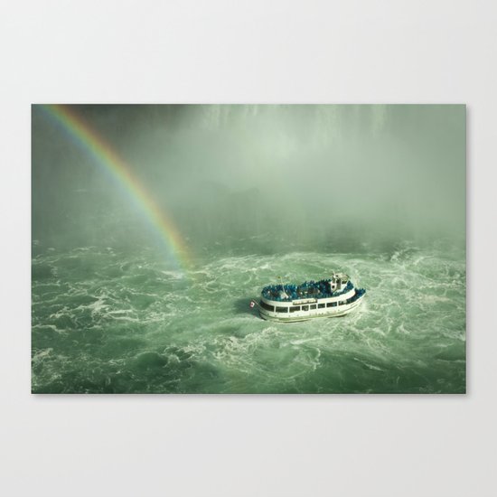 Lady of the mist Canvas Print