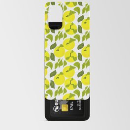 Lemon Yellow Yuzu Fruit Mid-Century Modern Android Card Case