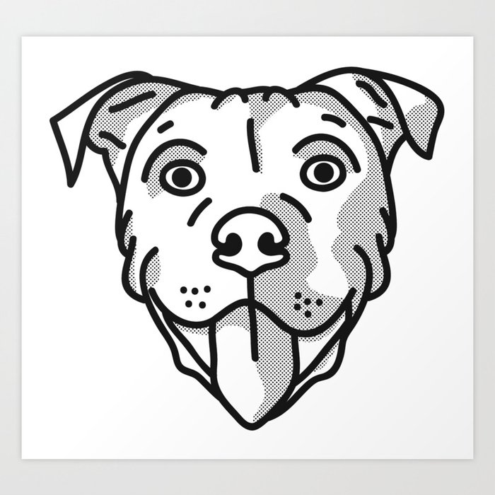Pitbull Dog Pop Art Personalized Jigsaw Puzzle