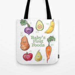 Baby's First Foods Tote Bag