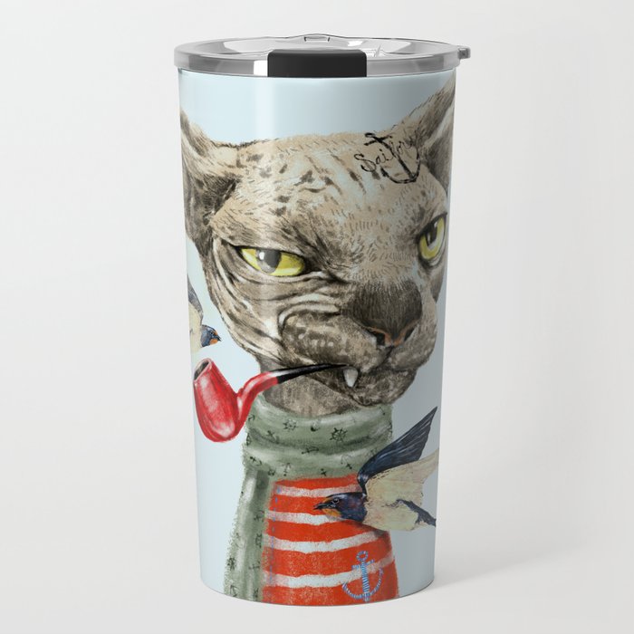 Sphynx cat Travel Mug