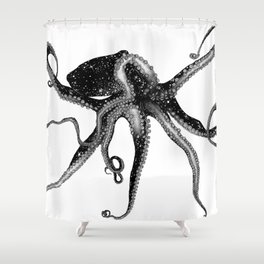 Cosmic Octopus Shower Curtain
