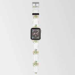 T-rex dressing up dinosaur painting  Apple Watch Band