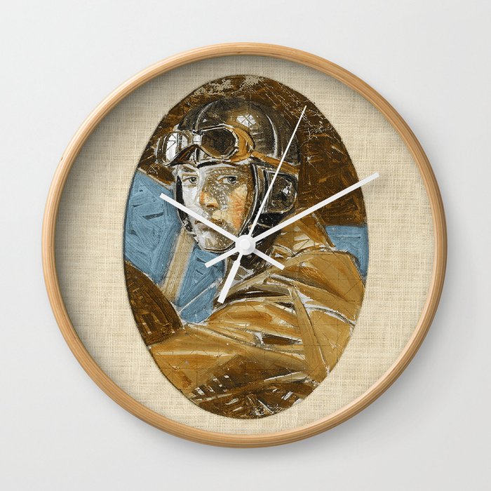 The airman and his wife Wall Clock