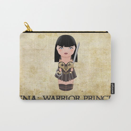 Kokeshi Xena, warrior princess Carry-All Pouch