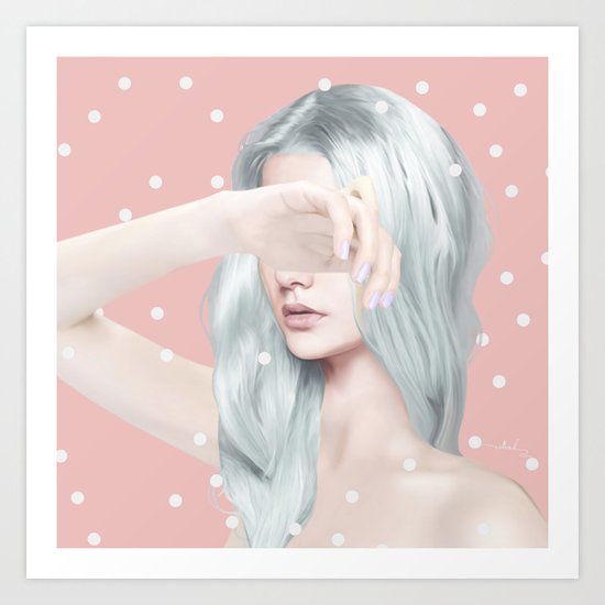 Let go Art Print