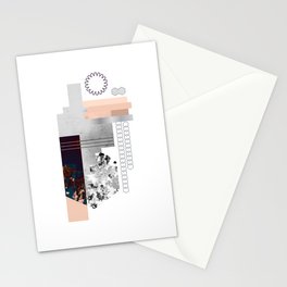 Deco Geometric Architectural Abstract Stationery Cards