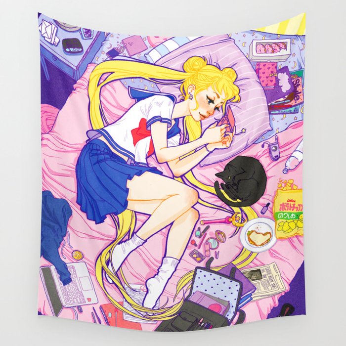 Sailor moon 2025 wall tapestry