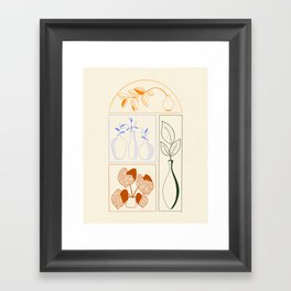 Houseplants Framed Art Print