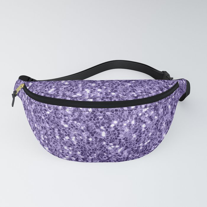 Ultra violet purple glitter sparkles faux sparkly look Fanny Pack by ...