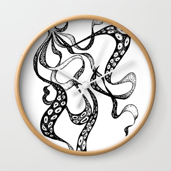 Squid Wall Clock