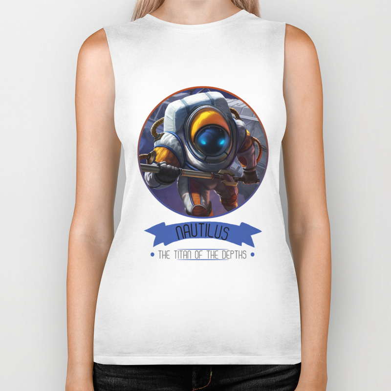 League Of Legends Nautilus Biker Tank By Thedrawingduo