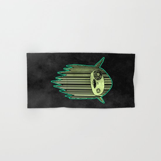 Phosphorescent Ghost ( HQ pixel ) Hand & Bath Towel