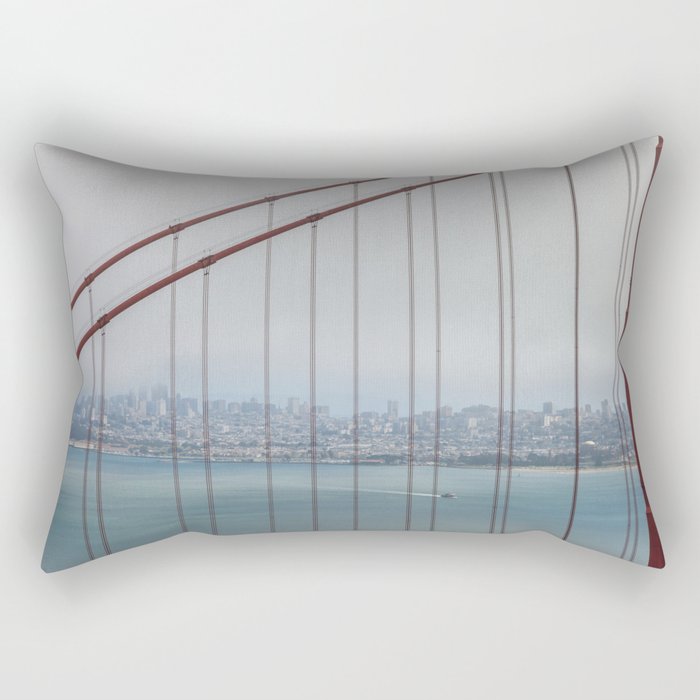 San Francisco Through Golden Gate Rectangular Pillow