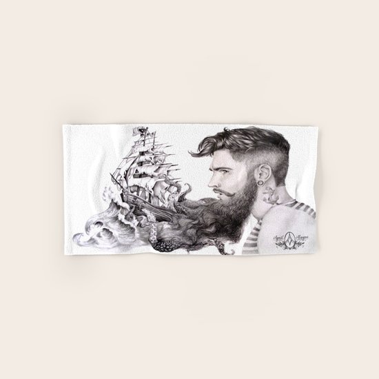 Sailor's Beard Hand & Bath Towel