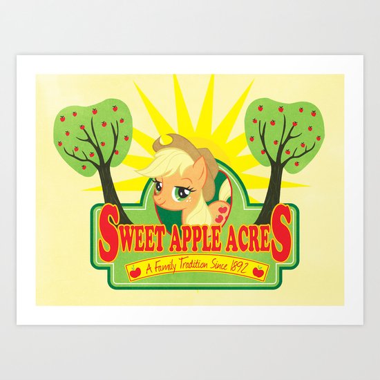 Sweet Apple Acres Art Print