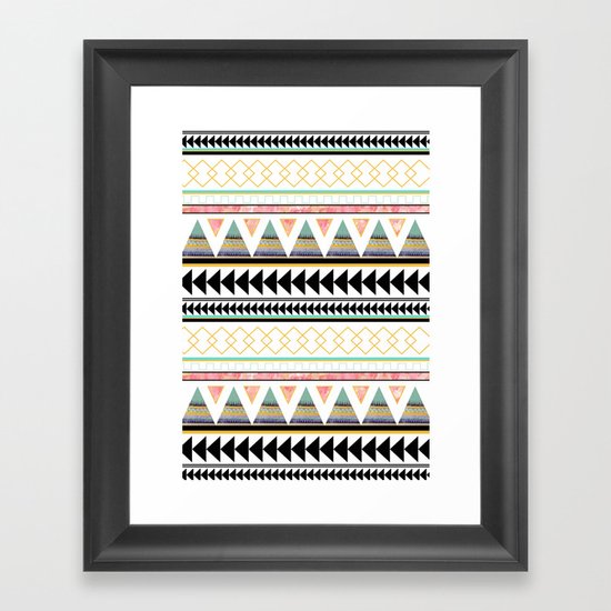Aztec 3 Framed Art Print
