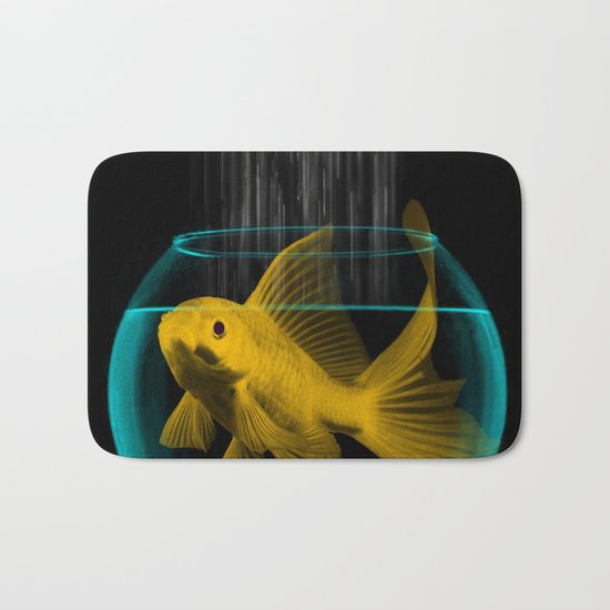 A fish out of water Bath Mat