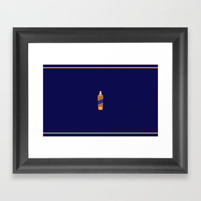 Johnnie Walker - Blue Label Framed Art Print
