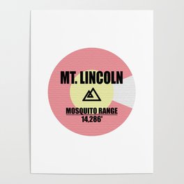 Mt. Lincoln Colorado Poster