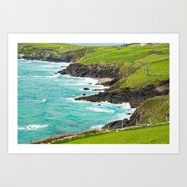 Irish Coast Art Print