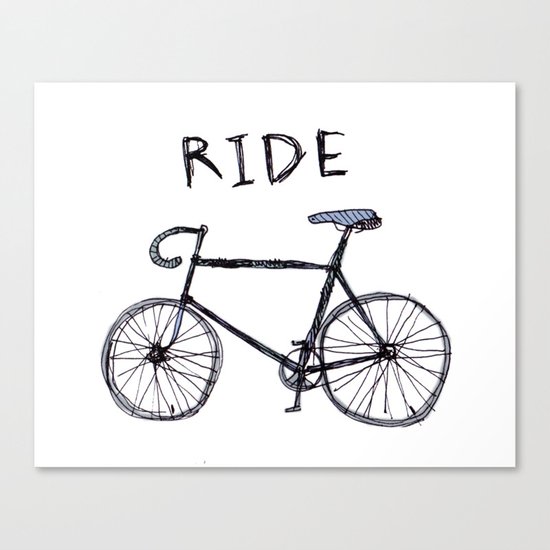 bike ride Canvas Print