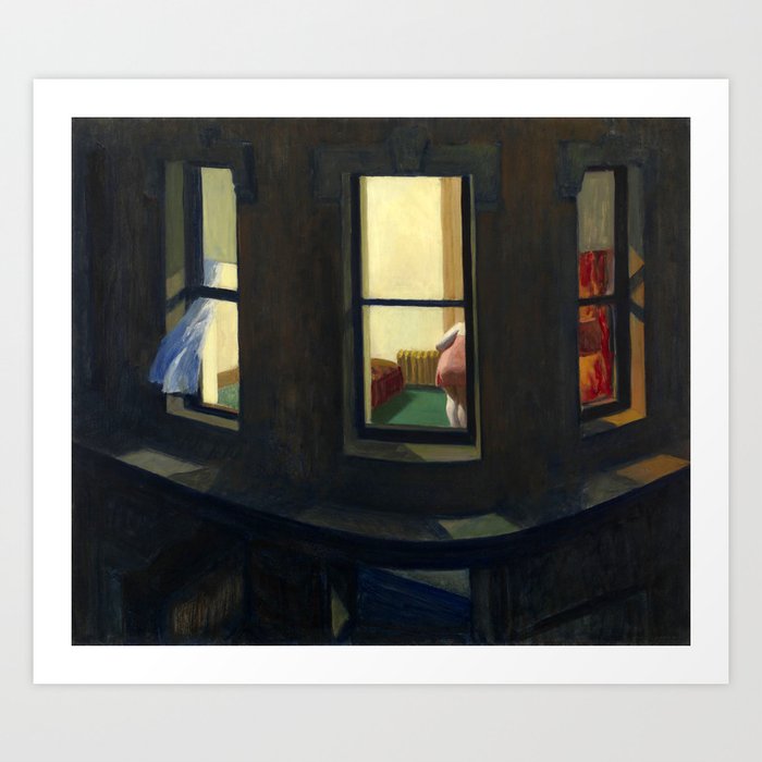 Night Windows (1928) - Edward Hopper Art Print