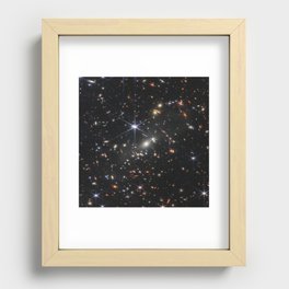 James Webb Space Telescope Deep Field Recessed Framed Print