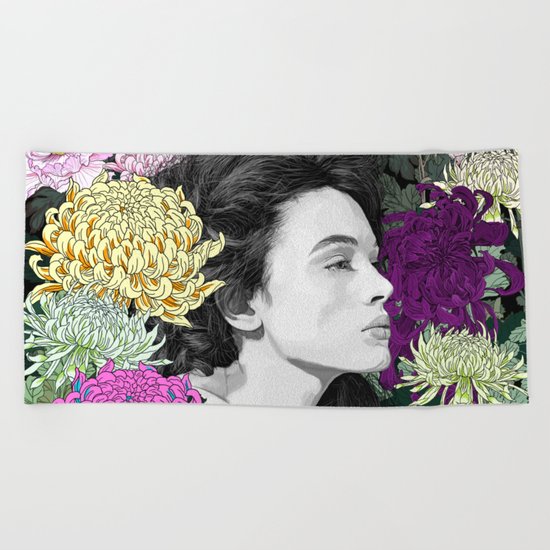 Living In The Moment Beach Towel